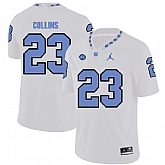 North Carolina Tar Heels 23 David Collins White College Football Jersey Dzhi,baseball caps,new era cap wholesale,wholesale hats